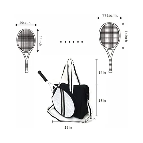 Bolso De Mano Para Tenis, Pickleball, Badminton, Squash - 01