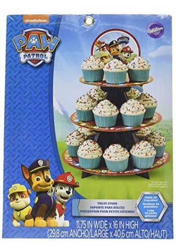 Wilton 15127900 Paw Patrol Cupcake Treat Stand Tiene Capacid