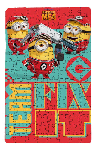 Rompecabezas De Minions Mi Villano Favorito Fix It 80 Piezas