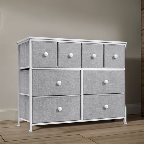 Sorbus Cómoda De Tela Para Dormitorio Cómoda De 8 Cajones