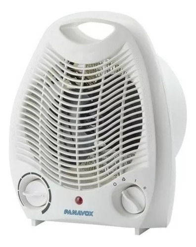 Estufa Caloventilador Panavox 2000w Frio Calor 1000 / 2000 W Color Blanco