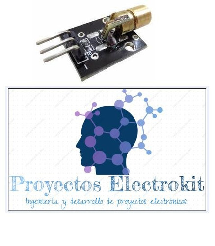 Electrokit Módulo Transmisor Láser Arduino Pic Avr Raspberry