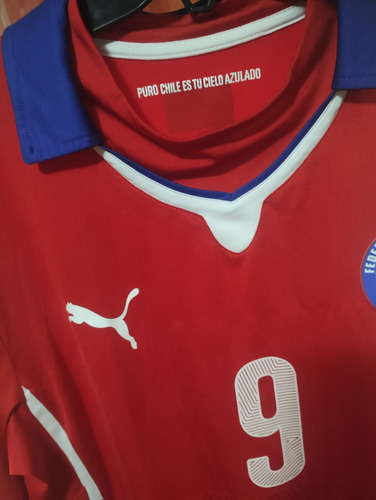 Camiseta Selección De Chile Año 2014 Versión Pro Power Cell (Usado)
