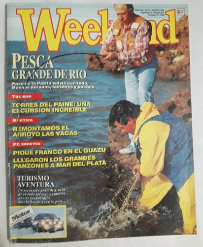 Revista Weekend N° 275 Agosto 1995 Caza Pesca Reeles 