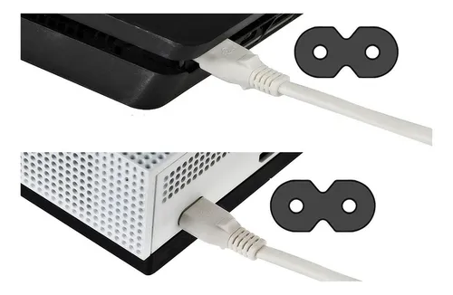 Cable De Poder Compatible Con Ps4 Ps3 Ps2 Xbox One S