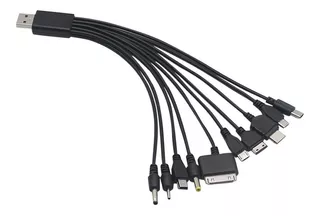 Cable Cargador Usb A 10 -tipo C/micro Usb/30 Pin/2 3 4 Mm