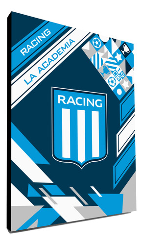 Cuadro Escudo De Racing 40x30 Cm