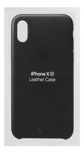 Imagen 1 de 6 de Protector Cuero Original Apple Leather Case iPhone X Xs 5.8
