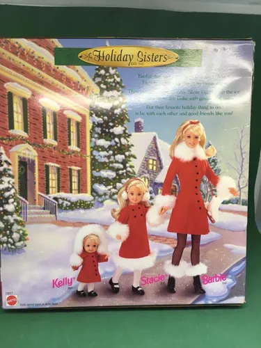 Barbie Holiday Sisters 1999 Gift Set Stacie Kelly Natal