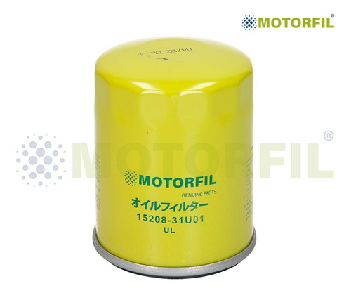 Filtro Aceite / Fiat Mobi 1.0 Lts 4 Cil 2017 A 2020