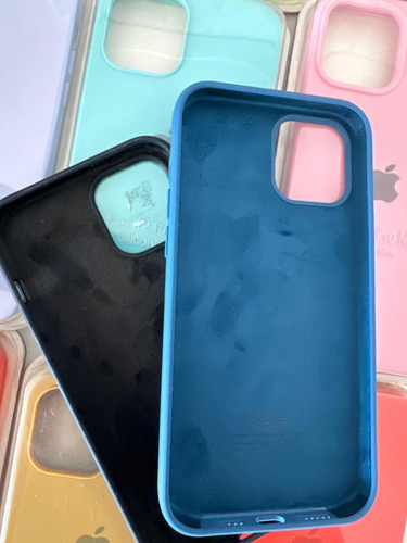 Capa Case Silicone Maçã Veludo Iphonex Ao 13 Pro Max