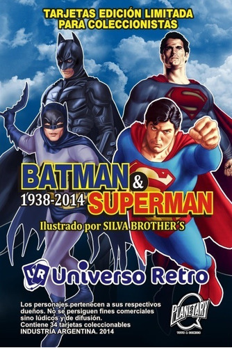 Naipes - Batman Y Superman - Universo Retro