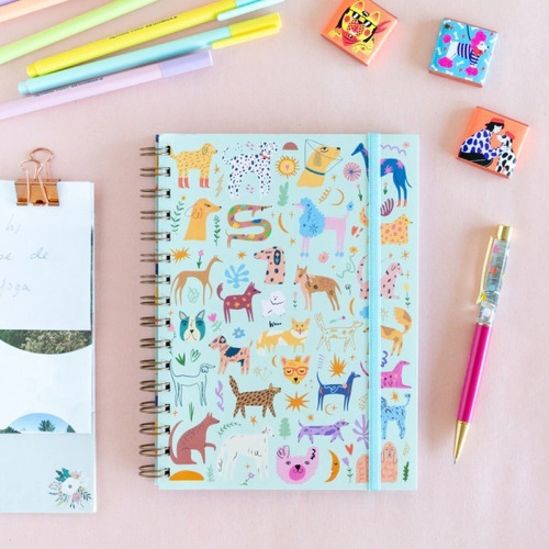 Imagen 1 de 2 de Cuaderno Rayado - Perritos