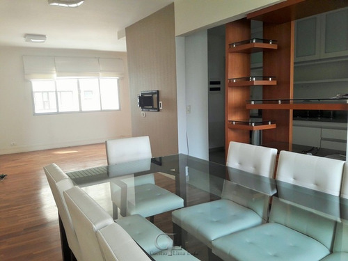 Imagem 5 de 15 de Moema - Apartamento Reformado Com Suíte E 02 Vagas - 3687-1