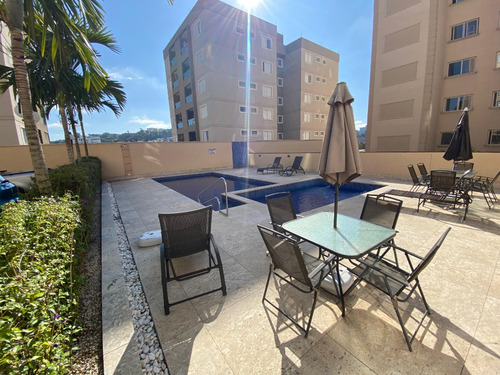 Ótimo Apartamento Em Atibaia! 2 Quartos (1 Suíte) Já Com Ar Condicionado Na Sala E Suite. Benheiros Prontos E Cozinha Planejada!