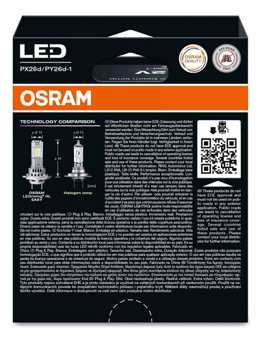 Foco Automotriz H7 H18 Led Hl Easy