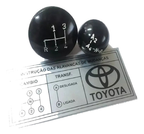 Kit Manopla Mas Plaqueta Toyota Bandeirantes 4ª