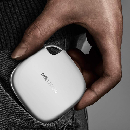Imagen 6 de 9 de Disco Externo Solido Hikvision 480gb T100 Usb-c Blanco