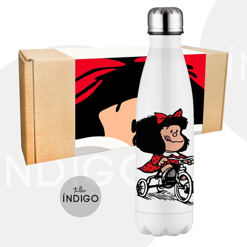 Termo Mafalda Botella Personalizado Artesanal