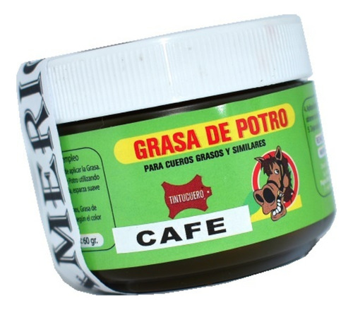 Grasa De Potro Para Cuero Color Café X 60 Gramos + Envio 