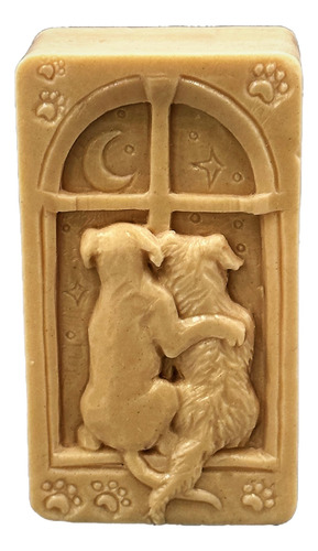 Dog In Love - Molde De De Silicona Para Hacer Jabón, Velas D