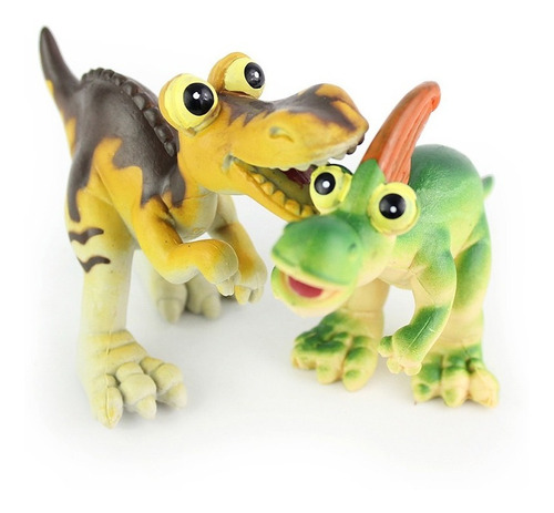 Imagen 4 de 10 de Set De Dinosaurios X6 10cm Divertido Rex Juguete Niño Regalo
