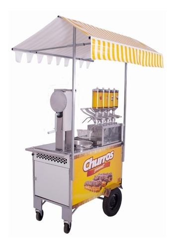 Imagem 5 de 6 de Carrinho Churros Gourmet Masseira Engrenagem 4 Doceiras - R2