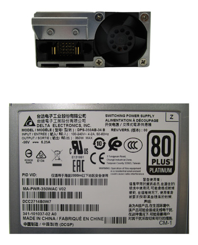 Fuente Poder Delta Cisco 9300 Dps-350ab-34 B Pwr-350wac 350w