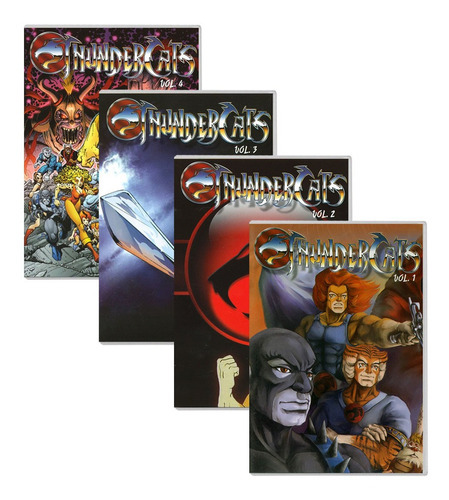 Coleção Dvd Thundercats 4 Volumes