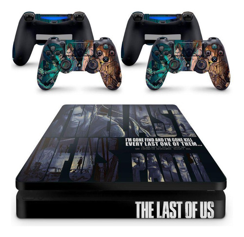 Skin Adesivo Protetor Para Ps4 Slim The Last Of Us 2 B2