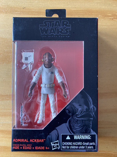 Star Wars The Black Series 3.75 In. Admiral Ackbar Figura