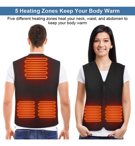 Chaleco Calentado, Chaqueta Con Calefacción Ropa De