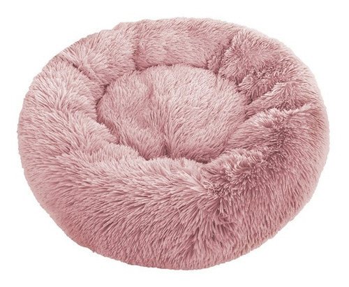 Jambo de peluche redondo ecológico para mascotas, color rosa salmón, 50 cm, talla P