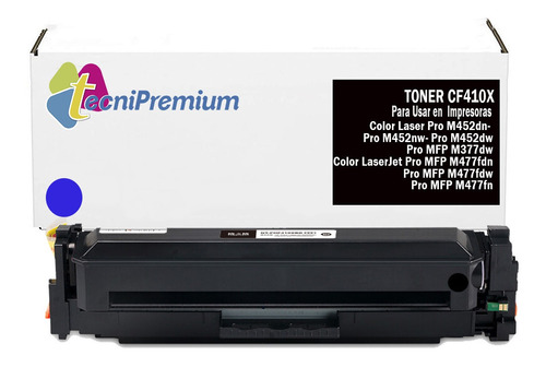 Toner Laser 410x Para Impre Color Hp Mfp M377dw  Mfp M477fdn