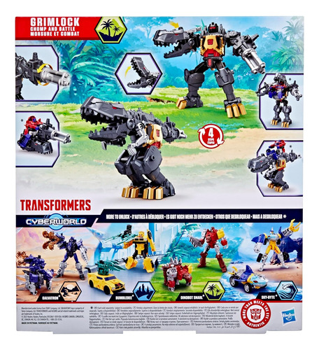 Transformers Cyberworld Grimlock Chomp & Battle