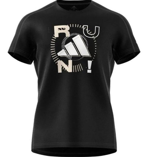 Camiseta adidas Feminina Fit Run Logo Grande