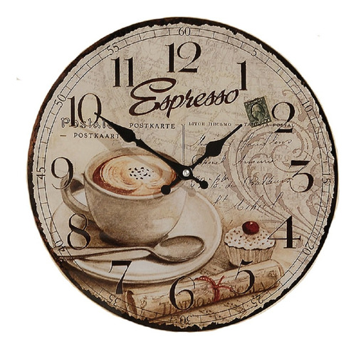 Whw Whole House Worlds Reloj De Pared Espresso Para Amant