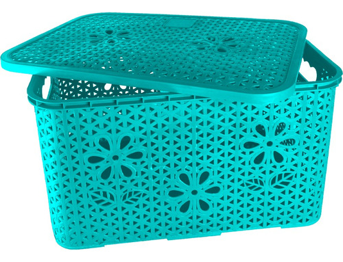 Caja Organizadora Floral Grande 50x35cm