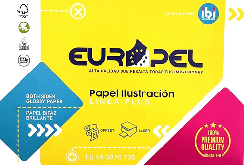 Papel Ilustracion  Europel (austria) 300gr. A4 X 125hjs.