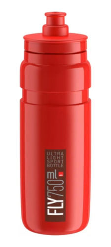 Caramañola Elite Fly 750ml Super Liviana Color Rojo