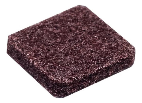 Topetina Suprabond De Fieltro Marrón Cuadrada 20mm
