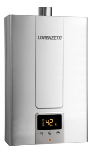 Aquecedor De Água A Gás Lorenzetti Lz 1600 De Inox Glp E Kit