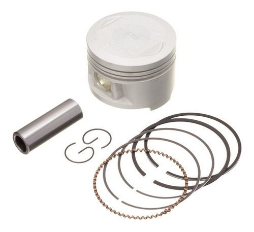 Kit Pistão E Aneis 4mm Ybr 125 Factor 125 Competição Wgk