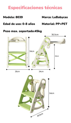 Asiento Adaptador Escalera Inodoro Niños Rosado Lubabycas