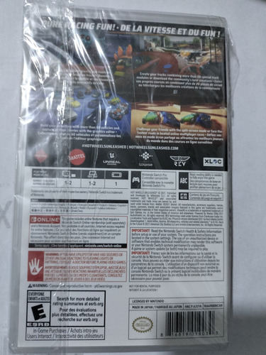Hot Wheels Unleashed Original De Nintendo Switch (Usado)