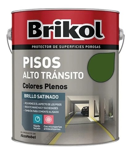 Brikol Pisos Alto Transito Antidez. 4lt - Pint. Zero R.mejia