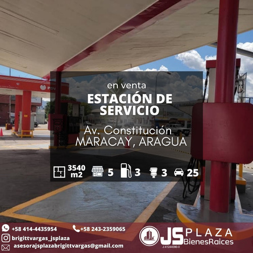 Imagen 1 de 12 de En Venta Estacion De Servicios Av. Constitucion Maracay 04144435954