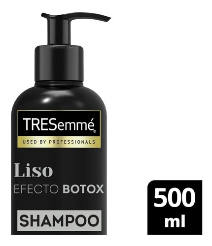 Tresemme Shampoo Liso Efecto Botox 500ml Dosificador