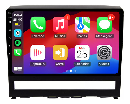 Kit Multimidia Idea 07/12 9p Carplay Android Auto 2gb 32gb