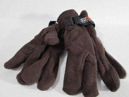 Pack Térmico De Guantes Y Orejeras Cafes Unitalla Adultos